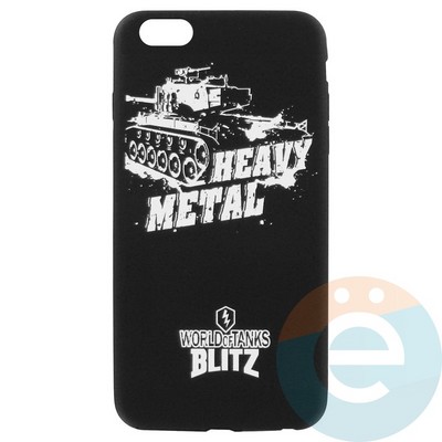 Накладка силиконовая World of Tanks Heavy Metal для iPhone 6/6s Plus (вид3) - фото 26614