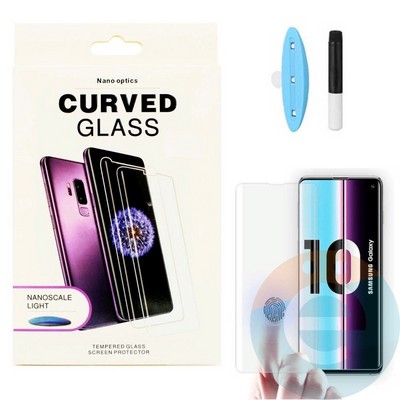Защитное стекло UV Nano Optics на Samsung Galaxy S10 - фото 27378