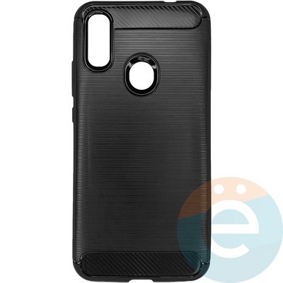 Накладка силиконовая Carbon 360 на Xiaomi Redmi 7 черная - фото 28041