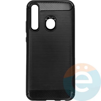 Накладка силиконовая Carbon 360 на Huawei Honor 20i черная - фото 28054