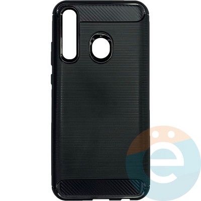 Накладка силиконовая Carbon 360 на Huawei Honor 10i черная - фото 28061