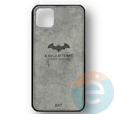 Накладка комбинированная джинсовая BAT для iPhone 11 Pro серая - фото 29370