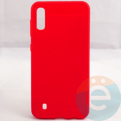 Накладка силиконовая Carbon 360 на Samsung M10 красная - фото 29378