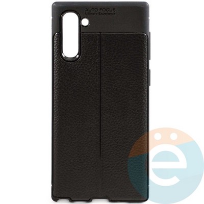 Накладка силиконовая Carbon 360 на Samsung Galaxy Note 10 черная - фото 29400