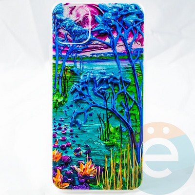 Накладка силиконовая с рисунком на Apple Iphone 11 Pro Max вид 5 - фото 29473