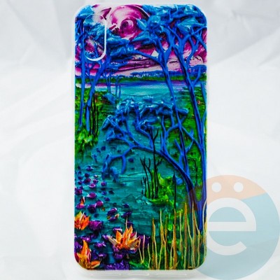 Накладка силиконовая с рисунком на Apple Iphone Xs Max вид 2 - фото 29560