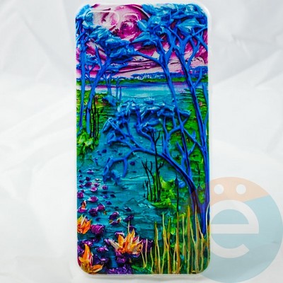 Накладка силиконовая с рисунком на Apple Iphone 6/6s вид 2 - фото 29572