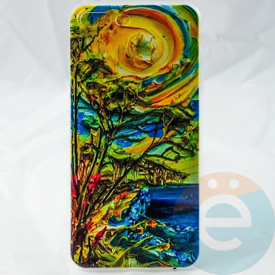 Накладка силиконовая с рисунком на Apple Iphone 6/6s вид 4 - фото 29574