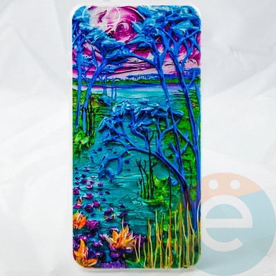 Накладка силиконовая с рисунком на Apple Iphone 6 Plus/6S Plus вид 2 - фото 29521