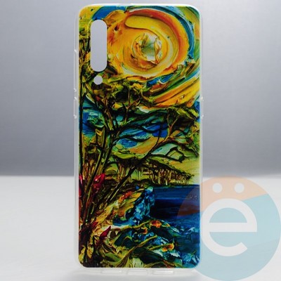 Накладка силиконовая с рисунком на Xiaomi Mi 9 вид 4 - фото 29608