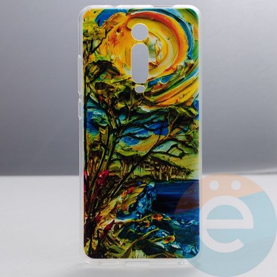 Накладка силиконовая с рисунком на Xiaomi Redmi K20/K20 Pro/Mi 9T вид 4 - фото 29618