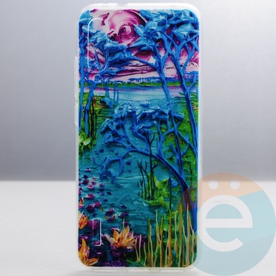 Накладка силиконовая с рисунком на Xiaomi Mi A3 вид 2 - фото 29636