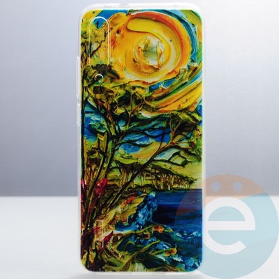 Накладка силиконовая с рисунком на Xiaomi Mi A3 вид 4 - фото 29638