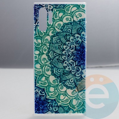 Накладка силиконовая с рисунком на Samsung Galaxy Note 10 Plus вид 5 - фото 29678