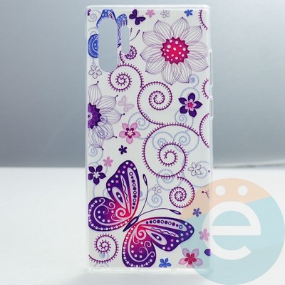 Накладка силиконовая с рисунком на Samsung Galaxy Note 10 Plus вид 9 - фото 29682