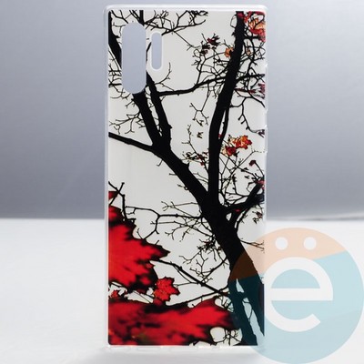Накладка силиконовая с рисунком на Samsung Galaxy Note 10 Plus вид 10 - фото 29683