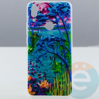 Накладка силиконовая с рисунком на Huawei Honor P Smart Z вид 2 - фото 29708