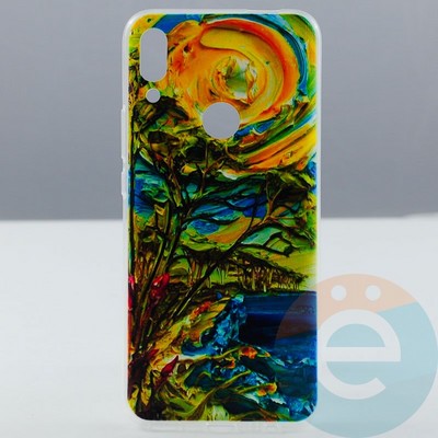 Накладка силиконовая с рисунком на Huawei Honor P Smart Z вид 4 - фото 29710