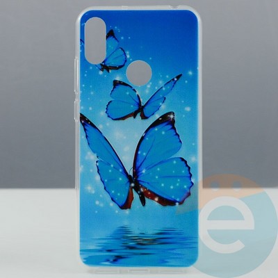 Накладка силиконовая с рисунком на Huawei Y6 2019/honor 8A вид 8 - фото 29744