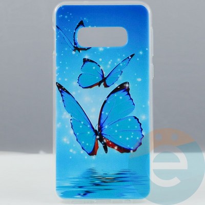 Накладка силиконовая с рисунком на Samsung Galaxy S10E вид 8 - фото 29832