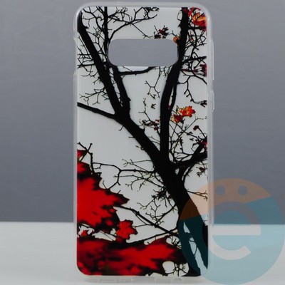 Накладка силиконовая с рисунком на Samsung Galaxy S10E вид 10 - фото 29834