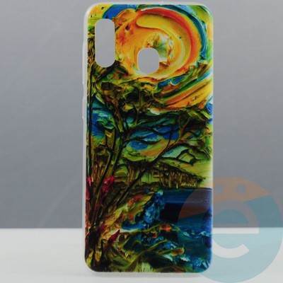 Накладка силиконовая с рисунком на Samsung Galaxy A20/A30 вид 4 - фото 29870