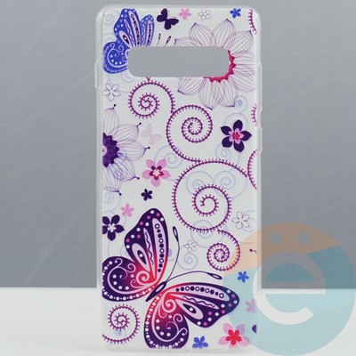Накладка силиконовая с рисунком на Samsung Galaxy S10 Plus вид 9 - фото 29885