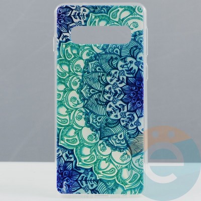 Накладка силиконовая с рисунком на Samsung Galaxy S10 вид 5 - фото 29891