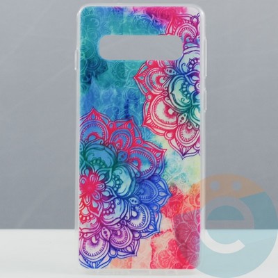 Накладка силиконовая с рисунком на Samsung Galaxy S10 вид 6 - фото 29892