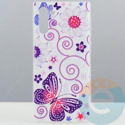 Накладка силиконовая с рисунком на Samsung Galaxy Note 10 вид 9 - фото 29905
