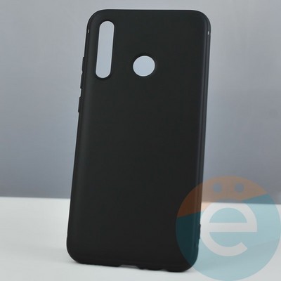 Накладка силиконовая Soft Touch ультратонкая для Huawei Honor 20i черная - фото 30008