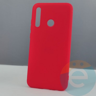 Накладка силиконовая Soft Touch ультратонкая для Huawei Honor 20i красная - фото 30009