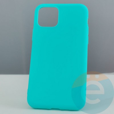 Накладка силиконовая Soft Touch ультратонкая для Apple iPhone 11 Pro бирюзовая - фото 30039