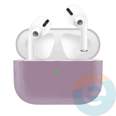 Чехол силиконовый для наушников Apple AirPods Pro ультра-тонкий Purple - фото 30077