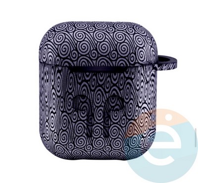 Чехол силиконовый для наушников Apple AirPods 1/2 Flowers design 42 - фото 30187