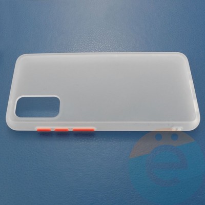 Накладка пластиковая с силиконовой окантовкой для Samsung Galaxy S11 Plus\S20 Ultra белая - фото 30725