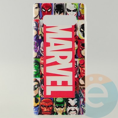 Накладка силиконовая с рисунком для Samsung S10+ Марвел - фото 31014