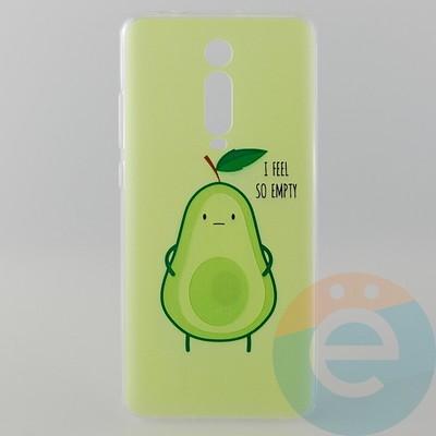 Накладка силиконовая с рисунком для Xiaomi K20 Pro Авокадо - фото 31034