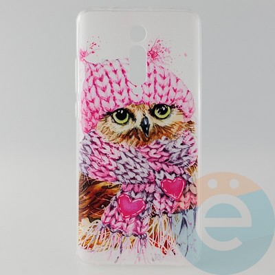 Накладка силиконовая с рисунком для Xiaomi K20 Pro Сова - фото 31035