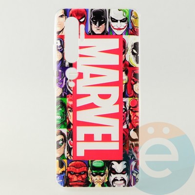Накладка силиконовая с рисунком для Xiaomi Mi Note 10 Марвел - фото 31258