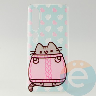 Накладка силиконовая с рисунком для Xiaomi Mi Note 10 Пушинка - фото 31261