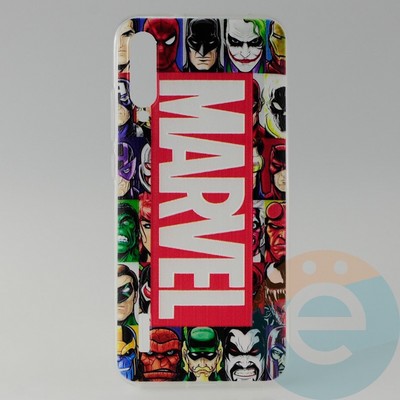 Накладка силиконовая с рисунком для Xiaomi CC9E Марвел - фото 31330