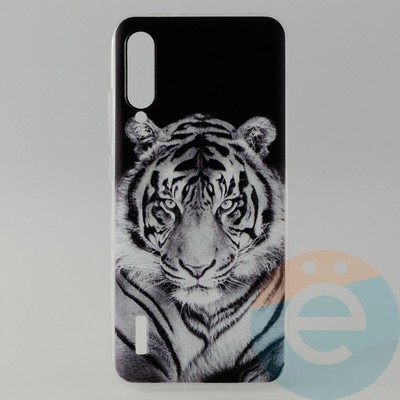 Накладка силиконовая с рисунком для Xiaomi CC9E Тигр - фото 31334