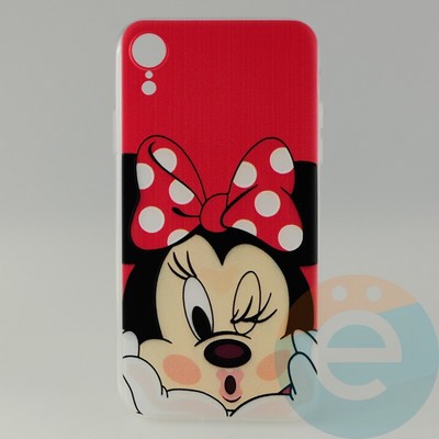 Накладка силиконовая с рисунком для iPhone XR Минни Маус - фото 31367
