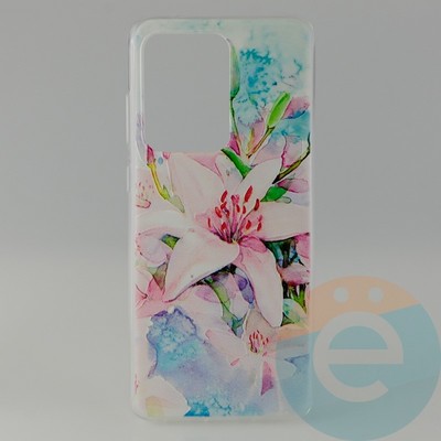 Накладка силиконовая с рисунком для Samsung S11 Plus\S20 Ultra Цветы - фото 31416