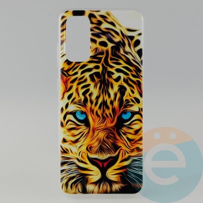 Накладка силиконовая с рисунком для Samsung S11 Lite\S20  Леопард - фото 31577