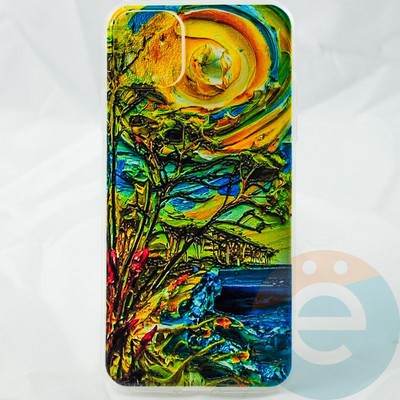 Накладка силиконовая с рисунком на Apple Iphone 11 Pro Max вид 4 - фото 31910