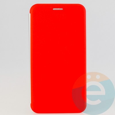 Чехол книжка боковой Fashion Case SoftTouch для Huawei Nova 4e красный - фото 32277