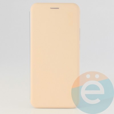 Чехол книжка боковой Fashion Case SoftTouch для Huawei Nova 4 пудровый - фото 32285