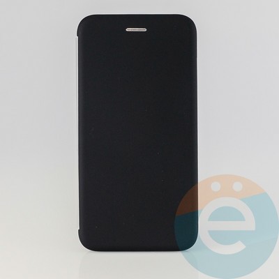 Чехол книжка боковой Fashion Case SoftTouch для Huawei Nova 4 черный - фото 32282